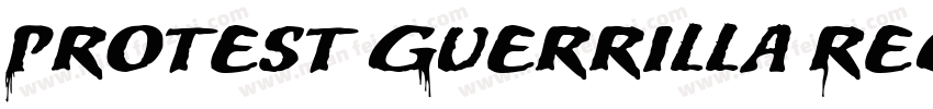 Protest Guerrilla Regular字体转换